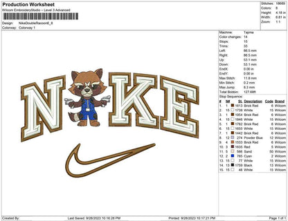 Nike Double line Rocket Racoon