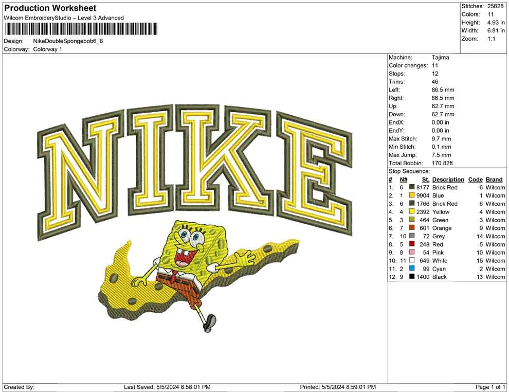 Nike Double Spongebob