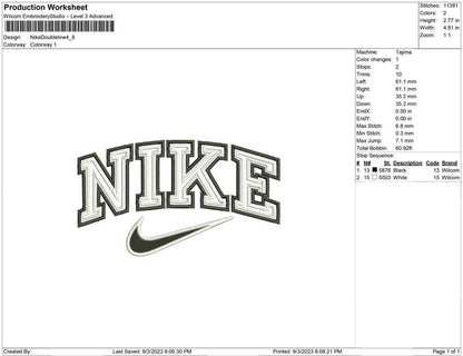 Nike Double Outline