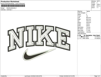 Nike Double Outline