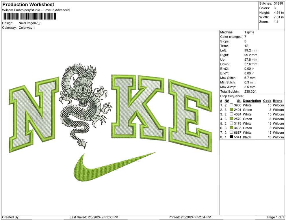 Nike Dragon
