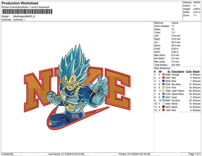 Nike Dragon Ball D