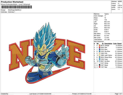 Nike Dragon Ball D