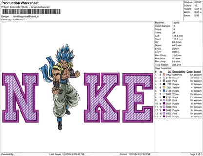 Nike DragonBallz pose