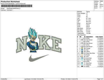 Nike Dragonballz pose