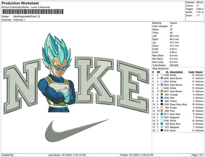 Nike Dragonballz pose