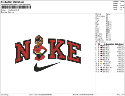 Nike Elastigirl