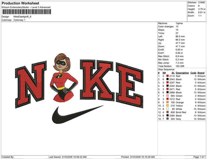 Nike Elastigirl