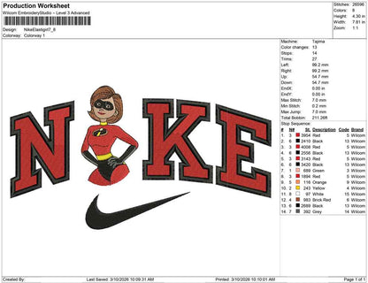 Nike Elastigirl