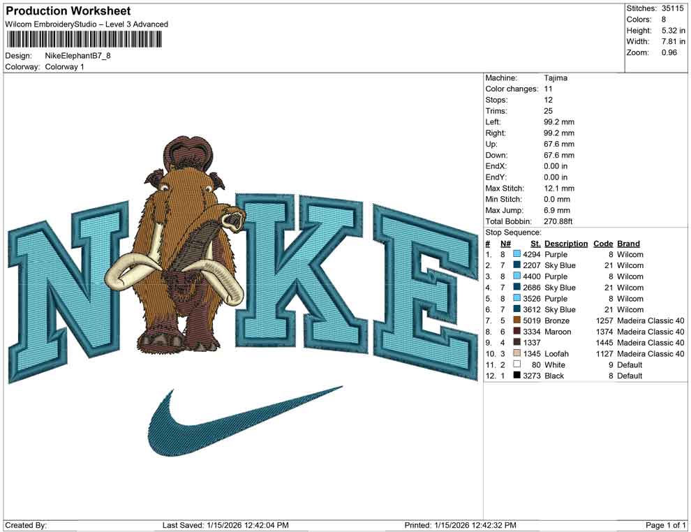 Nike Elephant B