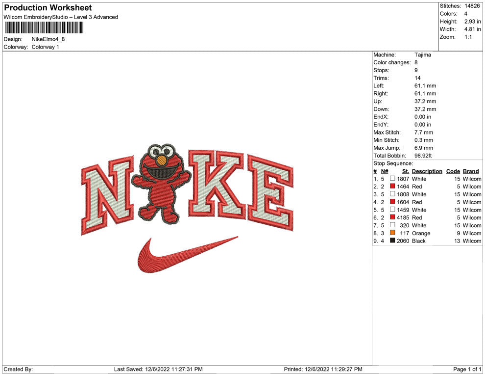 Copy of Nike Elmo