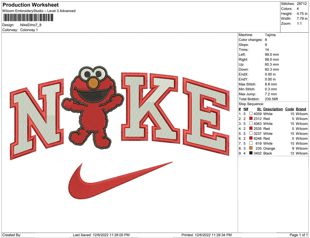 Copy of Nike Elmo