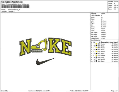Nike Excavator Y