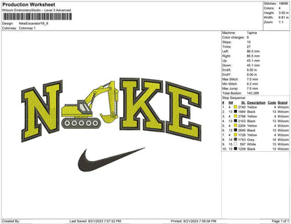 Nike Excavator Y