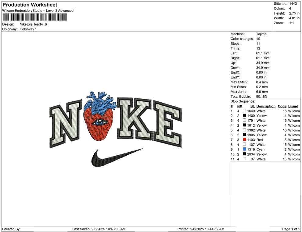 Nike Eye Heart