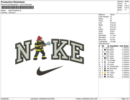 Nike Fire fighter