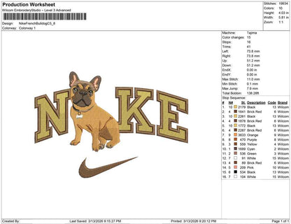 Nike French Bulldog C