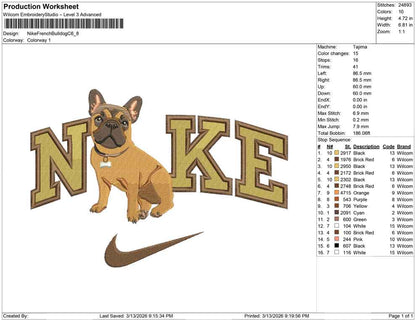 Nike French Bulldog C