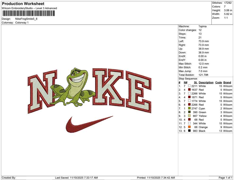 Nike Frog Smile