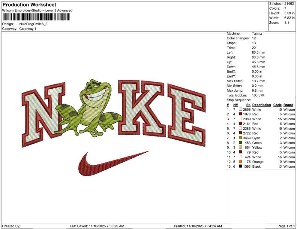 Nike Frog Smile