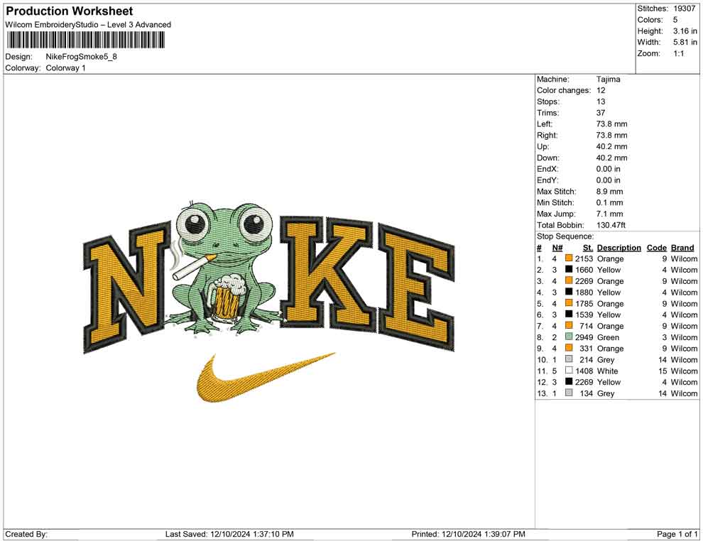 Nike Frog Smoke