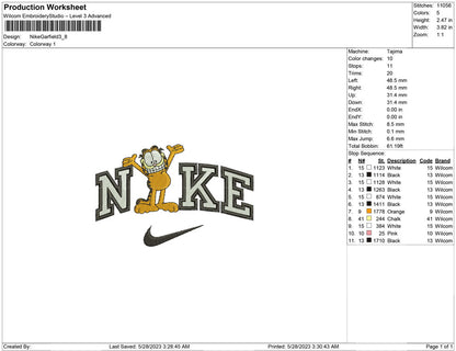 Nike Garfield