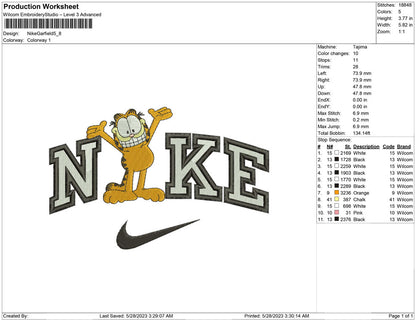 Nike Garfield