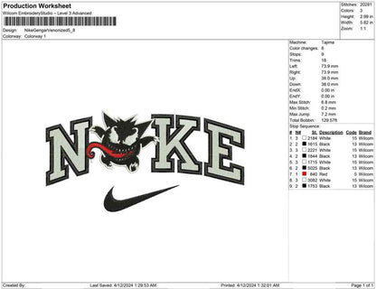 Nike Gengar Venonized