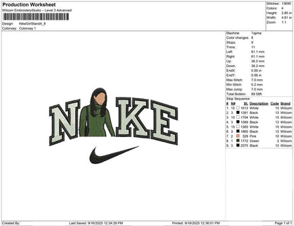 Nike Girl Stand