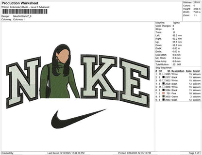 Nike Girl Stand