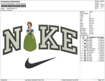 Nike Girl Statue
