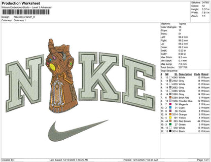 Nike Glove Hand