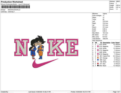 Nike Goku Chichi