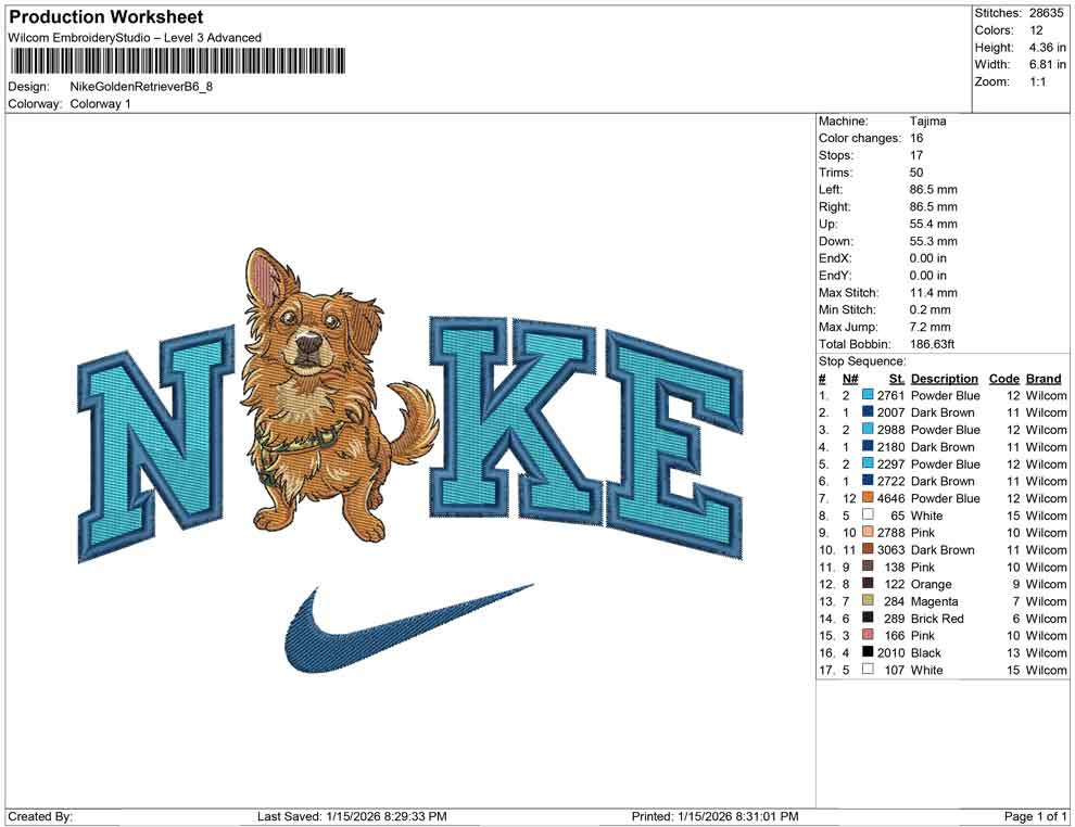 Nike Golden Retriever B