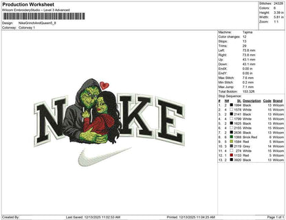 Nike Grinch And Queen