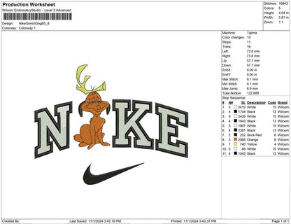 Nike Grinch Dog B