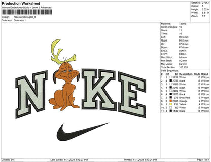 Nike Grinch Dog B