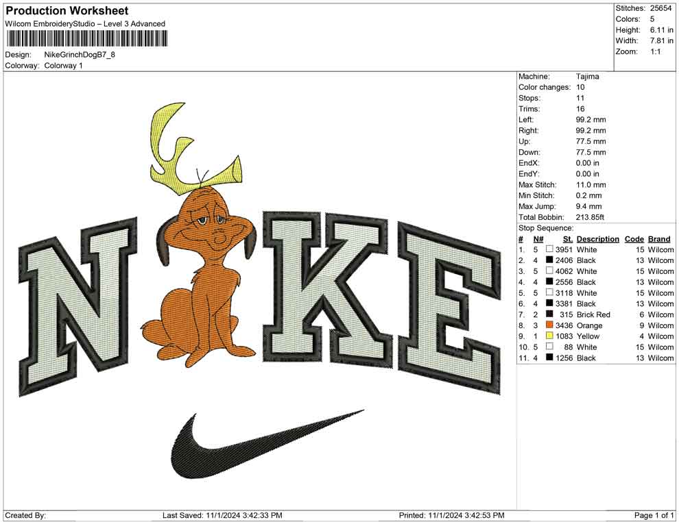 Nike Grinch Dog B