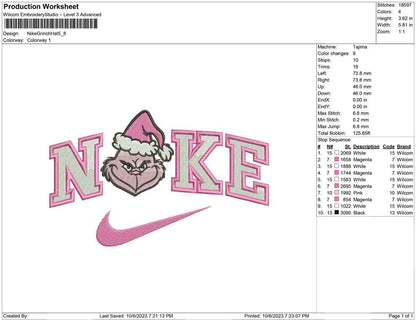 Nike grinch hat