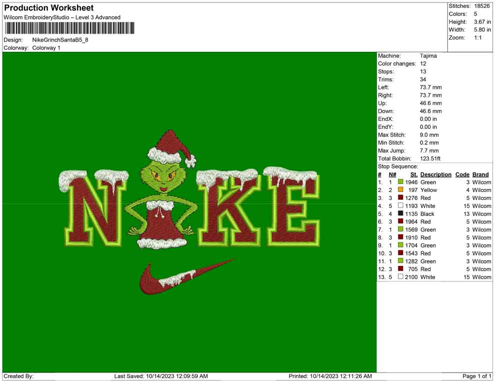 Nike Grinch Santa B