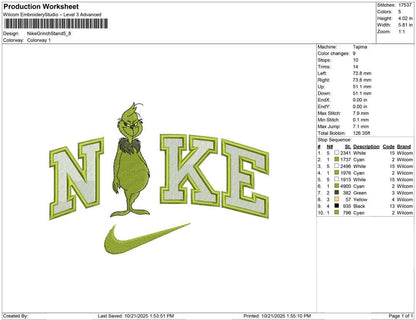Nike Grinch Stand