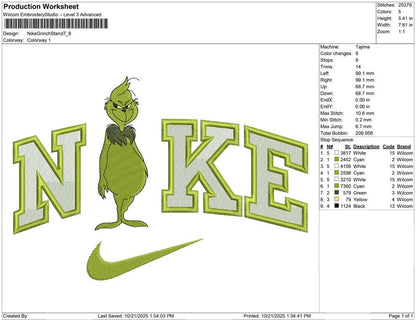 Nike Grinch Stand
