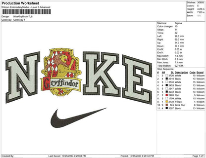 Nike gryffindor