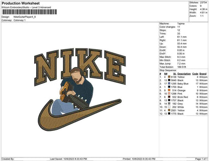 Nike Guitar Player