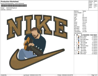 Nike Guitar Player