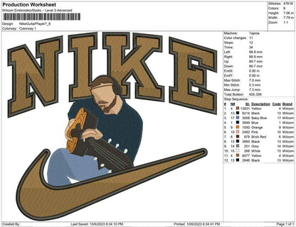 Nike Guitar Player