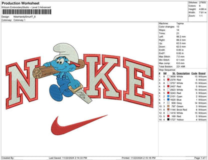 Nike Handy Smurf