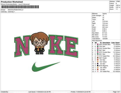 Nike harry Potter chibi