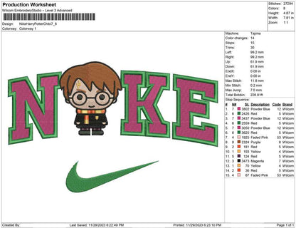 Nike harry Potter chibi