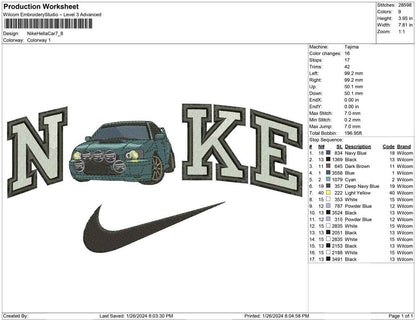 Nike hella Car